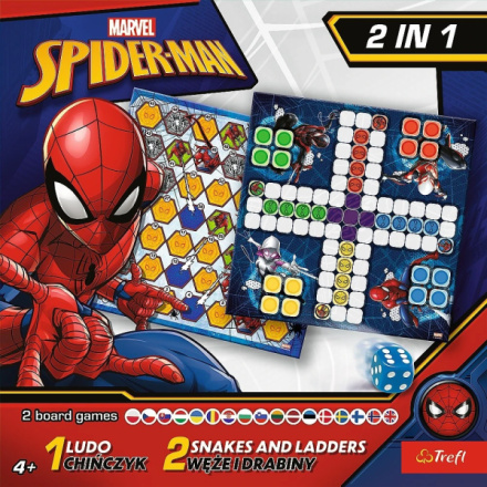 TREFL Hry Spiderman, 2v1: Člověče, nezlob se a Hadi a žebříky 152052