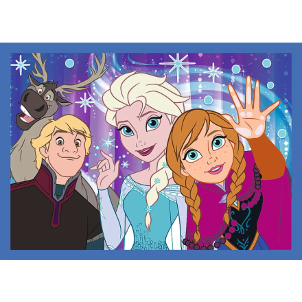 TREFL Puzzle Disney 100 let: Disneyho veselý svět 4v1 (35,48,54,70 dílků) 152093