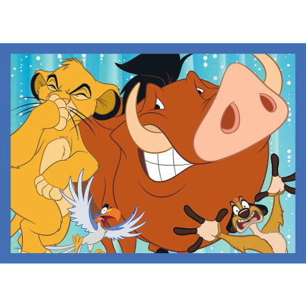 TREFL Puzzle Disney 100 let: Disneyho veselý svět 4v1 (35,48,54,70 dílků) 152093