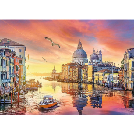 TREFL Puzzle UFT Romantic Sunset: Benátky, Itálie 500 dílků 152108