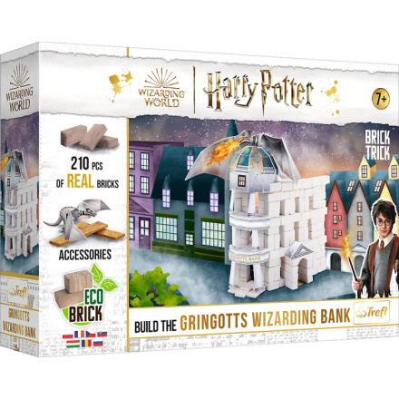 TREFL BRICK TRICK Harry Potter: Gringottova kouzelnická banka M 210 dílů 152109