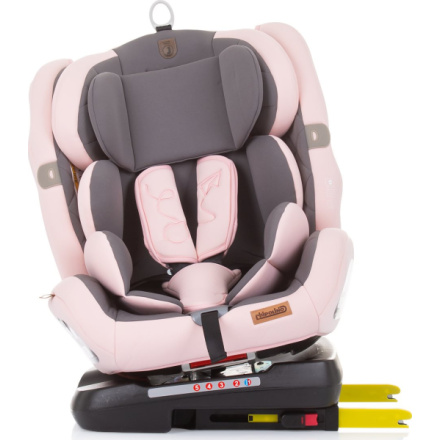 CHIPOLINO Autosedačka Journey otočná 360 Isofix 0-36 kg 2023 Rose Water 152157