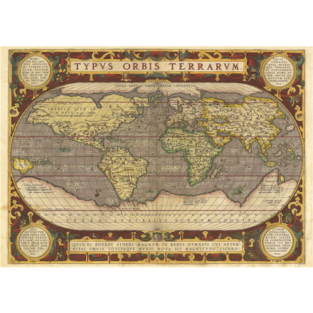 EDUCA Puzzle Mapa světa 2000 dílků 152234