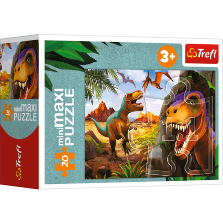 TREFL Puzzle Svět dinosaurů: Tyrannosaurus rex 20 dílků 152894