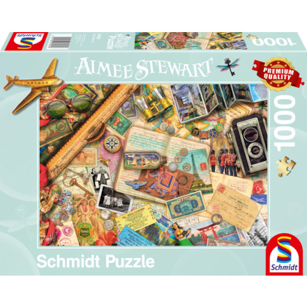 SCHMIDT Puzzle Vzpomínky na cestování 1000 dílků 153309