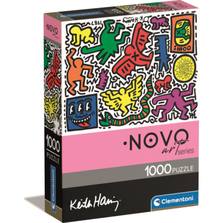 CLEMENTONI Puzzle Novo Art Series: Keith Haring 1000 dílků 153376