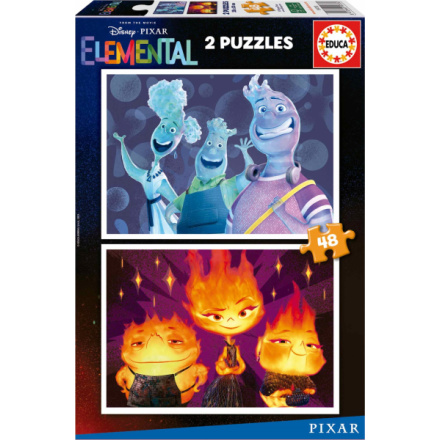 EDUCA Puzzle Mezi živly 2x48 dílků 155035