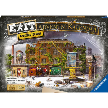 RAVENSBURGER EXIT Úniková hra - Adventní kalendář: Opuštěná továrna 155381