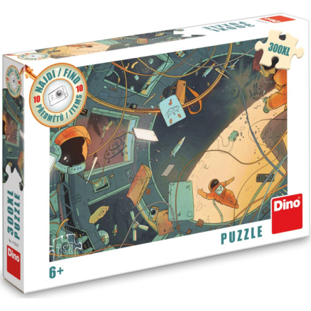 DINO Puzzle Najdi 10 předmětů: Vesmír XL 300 dílků 155626