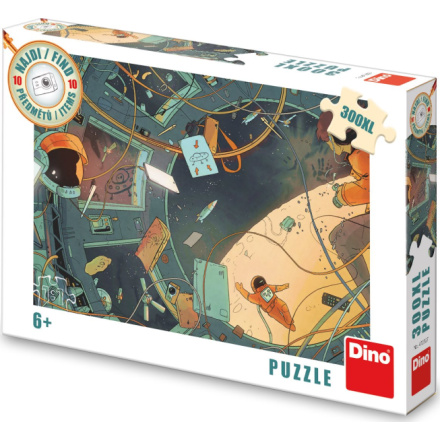 DINO Puzzle Najdi 10 předmětů: Vesmír XL 300 dílků 155626