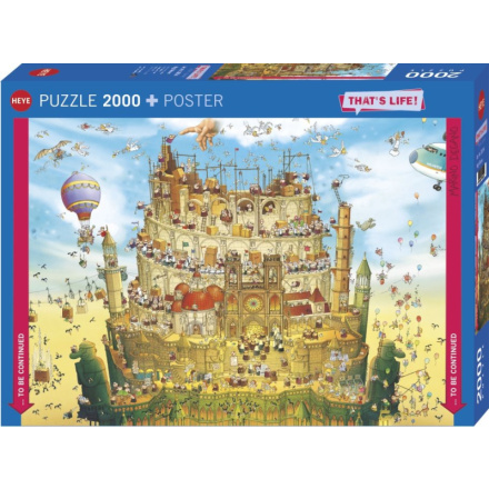 HEYE Puzzle That's Life: Vysoko 2000 dílků 155651