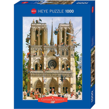 HEYE Puzzle Cartoon Classics: Ať žije Notre Dame 1000 dílků 155663