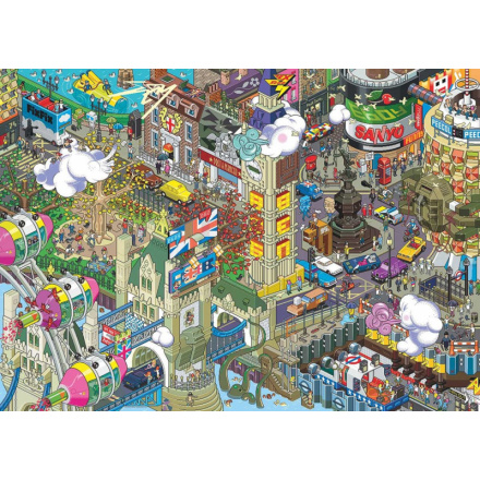 HEYE Puzzle Pixorama: Londýnské pátrání 1000 dílků 155707