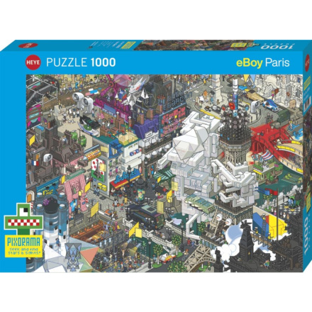 HEYE Puzzle Pixorama: Pařížské pátrání 1000 dílků 155709