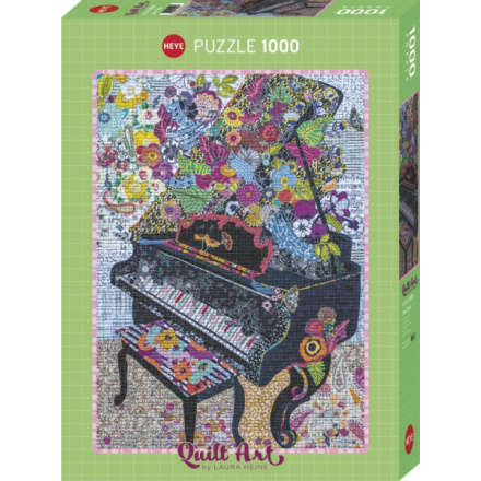 HEYE Puzzle Quilt Art: Klavír 1000 dílků 155713