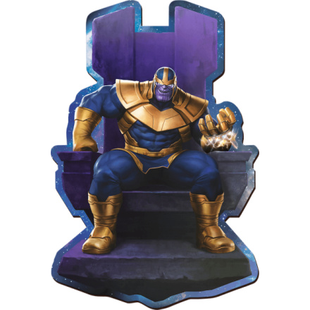 TREFL Wood Craft Origin puzzle Thanos na trůnu 160 dílků 156009