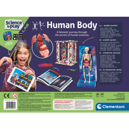 CLEMENTONI Science&Play Laboratoř: Lidské tělo 156165