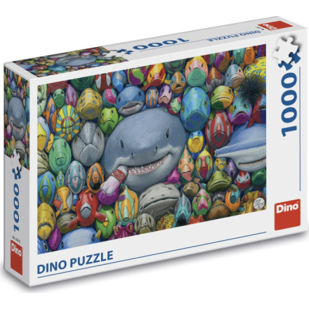 DINO Puzzle Barevné rybičky 1000 dílků 156321