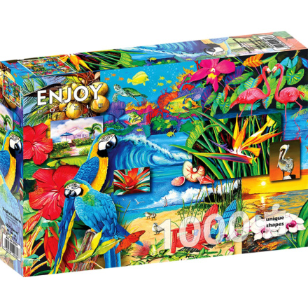 ENJOY Puzzle Tropické poklady 1000 dílků 156400