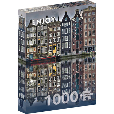 ENJOY Puzzle Domy v Amsterdamu 1000 dílků 156526