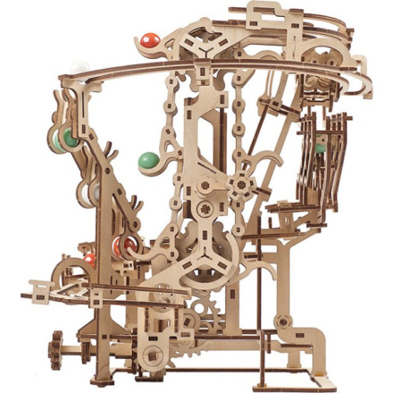 UGEARS 3D puzzle Kuličková dráha Marble Run: Chain Hoist 400 dílků 156835