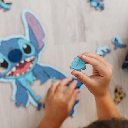 TREFL Wood Craft Junior puzzle Lilo & Stitch 50 dílků 156891