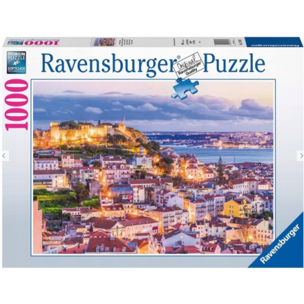 RAVENSBURGER Puzzle Lisabon a Hrad São Jorge 1000 dílků 156905