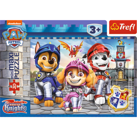 TREFL Displej Puzzle Tlapková patrola: Psí hrdinové 20 dílků (24 ks) 156919