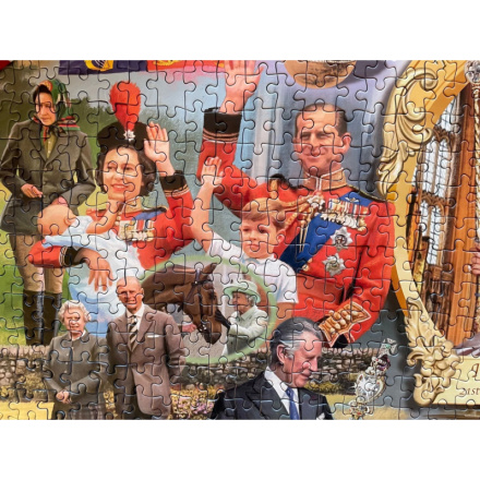 GIBSONS Puzzle Královna Alžběta II. 1000 dílků 157117