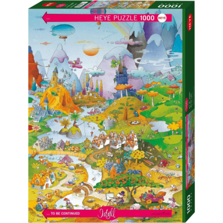 HEYE Puzzle Cartoon Classics: Idylka u jezera 1000 dílků 157332