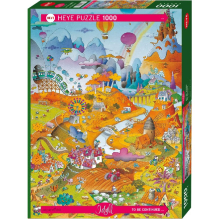 HEYE Puzzle Cartoon Classics: Idylka u pole 1000 dílků 157333