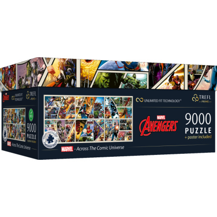 TREFL Puzzle UFT Marvel Avengers: Napříč komiksovým vesmírem 9000 dílků 157445