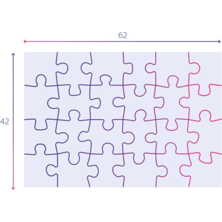 CLEMENTONI Puzzle Stitch MAXI 24 dílků 157521