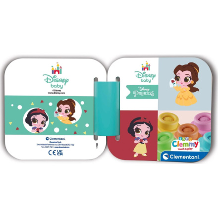 CLEMENTONI Soft Clemmy Hrací sada s knížkou Disney princezny 157637