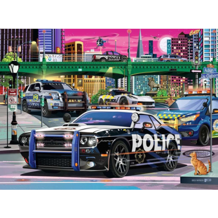 RAVENSBURGER Puzzle Policejní zásah XXL 150 dílků 157903