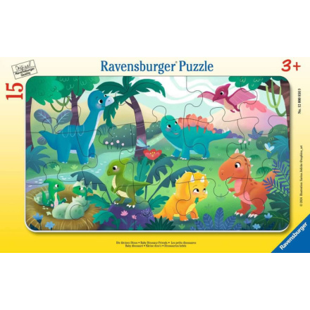 RAVENSBURGER Puzzle Roztomilí dinosauři 15 dílků 157961