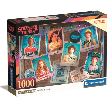 CLEMENTONI Puzzle Stranger Things: Postavy 1000 dílků 158284