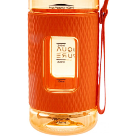 ASTRA Zdravá láhev na vodu Aqua Pure 400 ml oranžová 158477