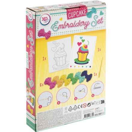 GRAFIX Vyšívací obrázek Cupcake 18,5x14,5cm 158581