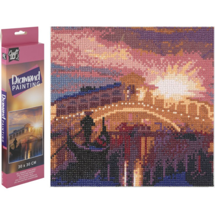 GRAFIX Diamantové malování Most Ponte di Rialto 30x30cm 158613