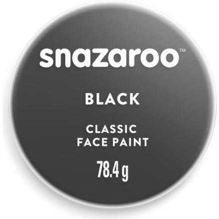 SNAZAROO Barva na obličej Černá (Black) 75ml 158783