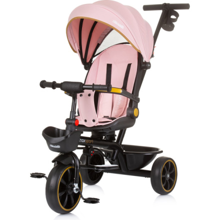 CHIPOLINO Tříkolka se stříškou Max Sport 2v1 Flamingo 159230