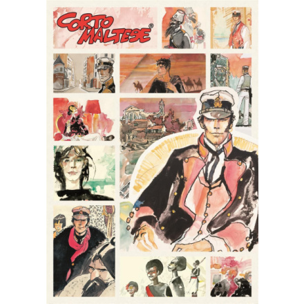 CLEMENTONI Puzzle Corto Maltese: Daleká cesta 1000 dílků 159505