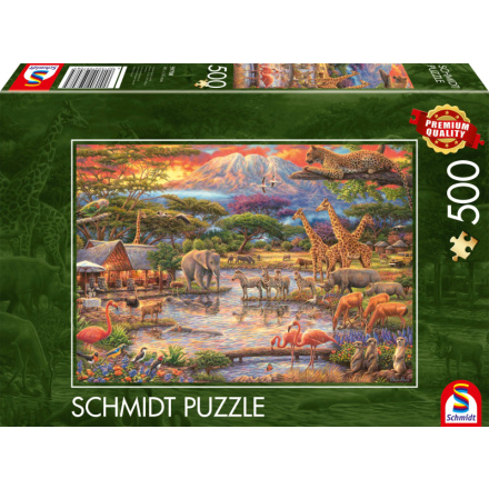 SCHMIDT Puzzle Ráj pod Kilimandžárem 500 dílků 159557