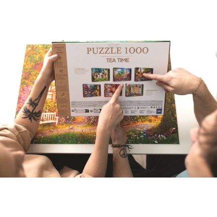 TREFL Puzzle Premium Plus Tea Time: Venkovské stavení 1000 dílků 159669