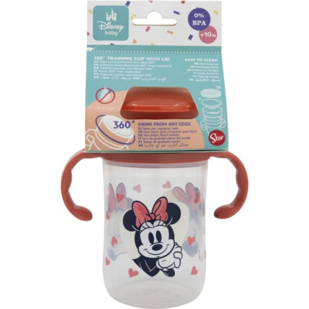 STOR Dětský trénovací hrneček 395 ml Minnie 159799