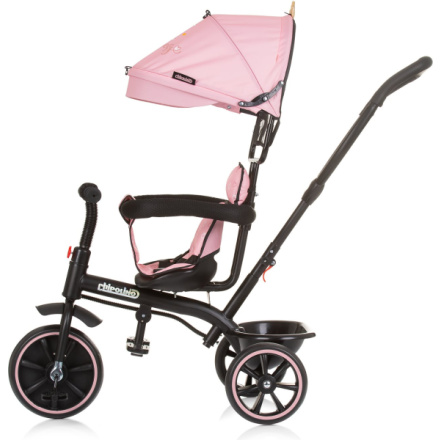 CHIPOLINO Tříkolka se stříškou Pulse 2v1 Princess 160010