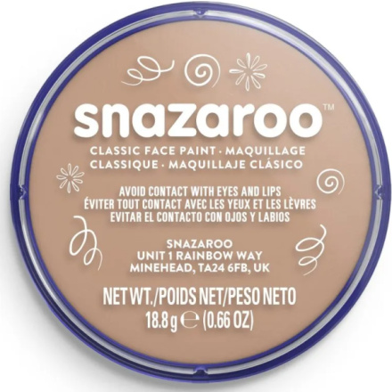 SNAZAROO Barva na obličej Světle béžová (Barely Beige) 18ml 160175