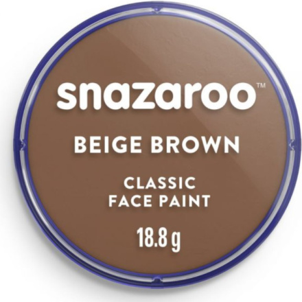 SNAZAROO Barva na obličej Béžově hnědá (Beige Brown) 18ml 160177