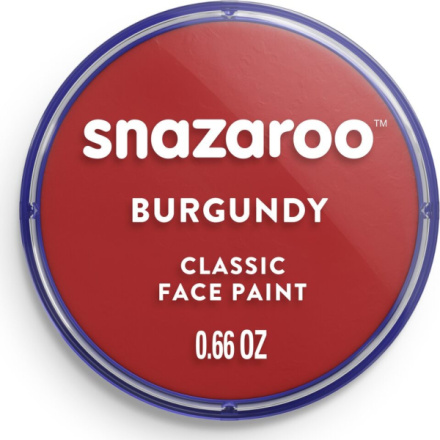 SNAZAROO Barva na obličej Vínově červená (Burgundy) 18ml 160179